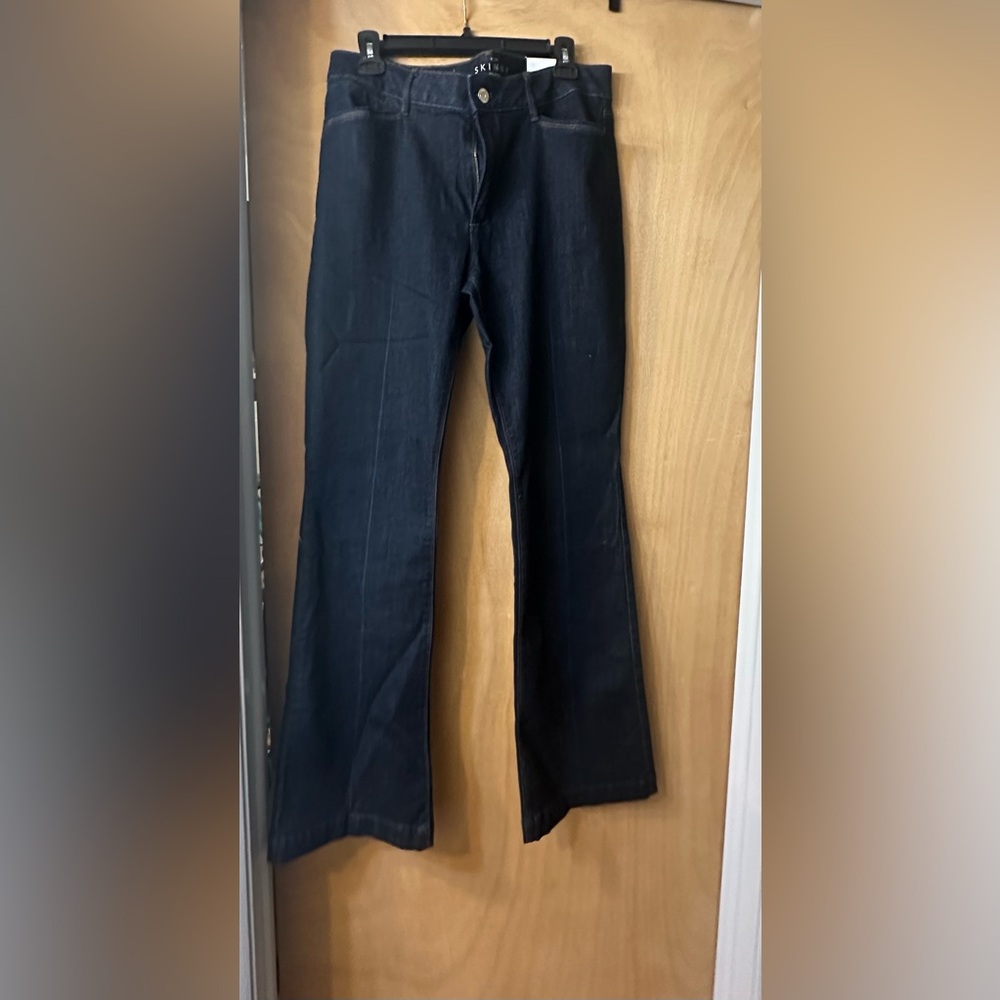 Dark denim jeans